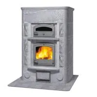 печь-камин tulikivi tlu2450 classic с духовкой (нижнее)