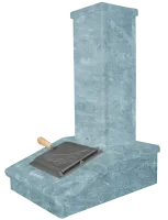 облицовка на трубу gfs зк 30/ гром 30 президент 130х790 талькохлорит 3 яруса под шибер