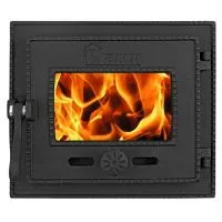 дверца чугунная топочная дтг-3бс "ками" 315*270 мм (под стекло) рубцовск 