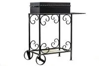 мангал м-07, 102*95*40см, антрацит. дачный эксперт