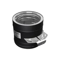 заслонка craft утепленная (шибер задвижка) нерж (316/0,8/304/0,5) ф115/200 cerablanket черный