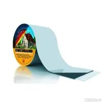 лента nicoband герметизирующая самоклеющаяся 10см*3м, серебристая