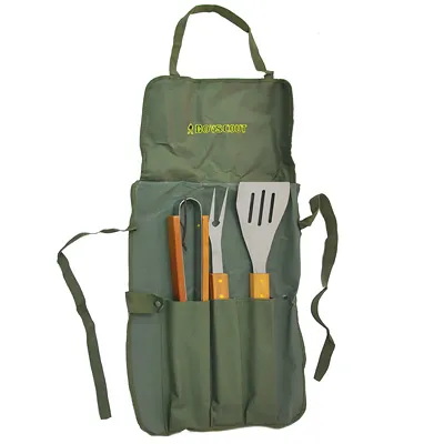 набор для барбекю boyscout (вилка, лопатка, щипцы)